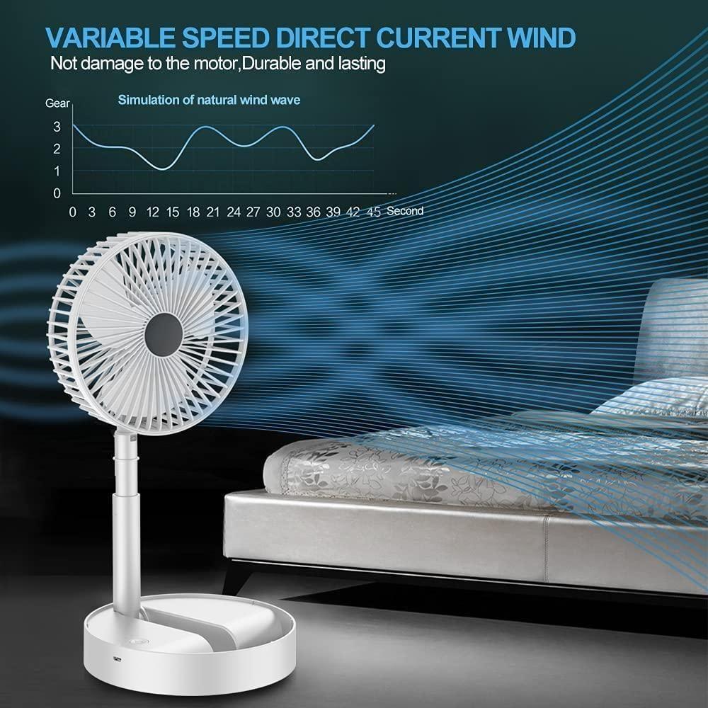 Adjustable Rechargeable Standing Fan